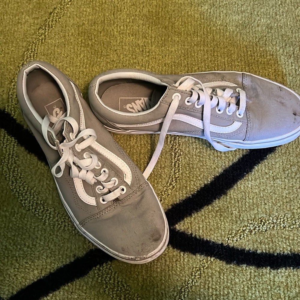 Gray women’s Vans